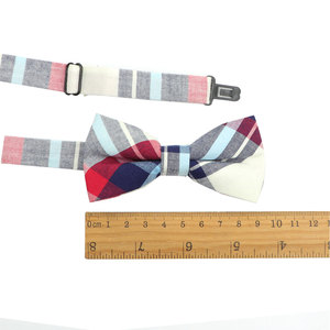 Classico <span class=keywords><strong>Papillon</strong></span> Del Capretto Del Vestito Del Bambino del Ragazzo Del Bambino Della Farfalla A Strisce del Cotone di Modo di Bowtie Regolabile Per I Bambini di Due Tone Bow Tie - Product Image 3