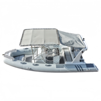 Meilleur rapport qualité-prix, homologué CE, bateau de 580 cm - Coque en V profond en Hypalon PVC pour la pêche et les loisirs