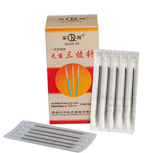 Akupunktur jarum tiga bermata untuk jarum prisma darah tanpa rasa sakit - Product Image 4