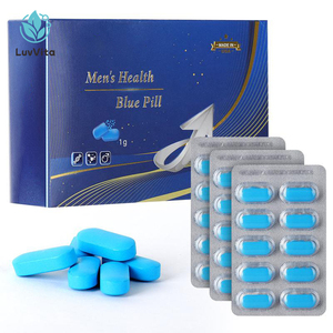 LUVVITA Integratore Energetico Personalizzato per la Salute Maschile, Pillole Blu con Peptidi di Ostrica e Radice di Maca, Supporto Immunitario, 60 Compresse - Product Image 1