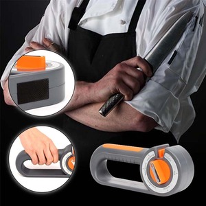 Afilador de cuchillos de cocina profesional 6 en 1, herramienta ajustable de 6 Etapas para Cuchillo de Chef, cuchillo dentado, tijeras, afilado - Product Image 6