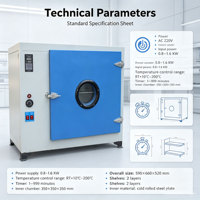 Armoire de séchage par soufflage multifonctionnelle RT+10~200 ℃   pour les laboratoires d'inspection des mines et des matières premières