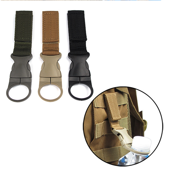Llavero Tactico 3 Llaveros Tácticos Con Mosquetón Y Hebilla - Para Cinturón, MOLLE, Camping, Aire Libre Cinturon Tactico
