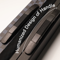 Étui rigide à motif à carreaux pour queues de billard/snooker 1/2, en cuir PU durable, avec fermeture à clé, étanche et léger