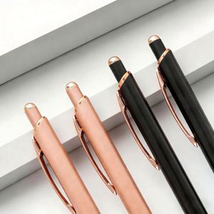 Rose <b>Gold</b> Luxury Metal Ballpoint <b>Pens</b> Wholesale Promotional Business Slim Signature Custom <b>Pen</b> for Corporate Advertising - Product Image 2