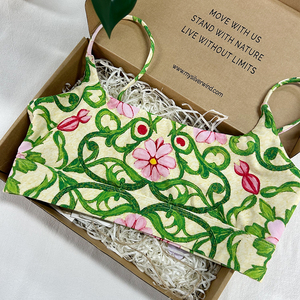 Set Fitness da donna in 2 pezzi con fiori <span class=keywords><strong>blu</strong></span> per ragazze - Product Image 4