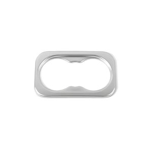 Marco Decorativo de Acero Inoxidable y Fibra de Carbono para la Tapa del Drenaje Trasero, Accesorios Interiores para <span class=keywords><strong>Auto</strong></span>, para ChangAn UNI-V 22, con 1 Año de Garantía - Product Image 2