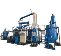 Máquina de filtrado de aceite de motor diésel Planta de refinería de aceite lubricante Línea de producción de limpieza automática completa