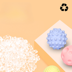 Venta al por mayor de plástico de vinilo educativo suave pegamento mano agarrar bola bebé juguete percepción agarrar juguete bebé recién nacido juguete suave - Product Image 2