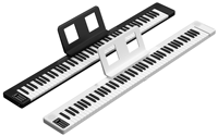 Piano Digital Plegable Bora BX09, 88 Teclas, con Función MIDI, Piano Electrónico Ligero, Gran Venta