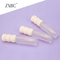 Leere Lipgloss-Tube, mattierte Flüssiglippenstift-Tube, Bubble-Schraubverschluss, individuelle transparente Lippenölflasche, Kunststoff-Lippenfarbenbehälter