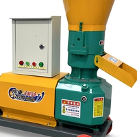 Nouvelle machine à granulés d'aliments pour animaux en acier allié, capacité de 200 kg/h, pour la transformation des aliments pour poulets, porcs, vaches, moutons, lapins