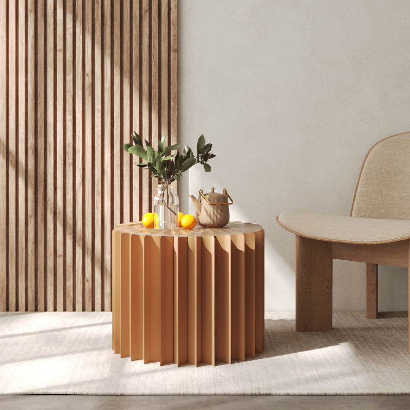 Brun sans plaque acrylique