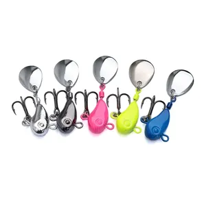 1 OUTKIT Métal Mini VIB Avec Cuillère <span class=keywords><strong>Leurre</strong></span> De Pêche 8.5g <span class=keywords><strong>Hiver</strong></span> Pêche Sur Glace Tackle Pin Crankbait Vibration Spinner Sinking Bait - Product Image 6