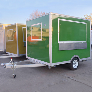 Concession Street Mobile Food Truck air Conditioner Retro Fast Food Grilling Cart Hot Dog Trailer With CE DOT - Product Image 4