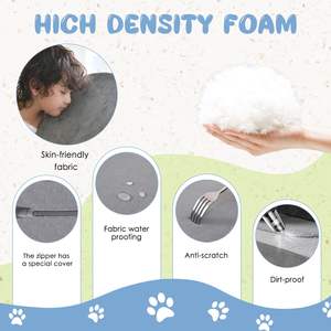 Canapé modulaire pour enfants, 22 pièces, mobilier <span class=keywords><strong>de</strong></span> salle <span class=keywords><strong>de</strong></span> jeux pour enfants, convertible en mousse et coussin <span class=keywords><strong>de</strong></span> <span class=keywords><strong>sol</strong></span>, mousse éponge - Product Image 2