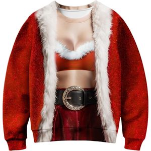 Suéter Navideño Feo Personalizado para Mujer y Hombre, Sudadera Unisex con Estampado Navideño, Divertida para Fiestas, Informal, de Invierno, Tejida, de Manga Larga - Product Image 1