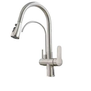 Grifo de Cocina Monomando con Rociador Extraíble, Válvula Cerámica, Montaje en Encimera, Estilo Moderno, Activación Tipo Llave, 2.0-2.9 gal/m - Product Image 2