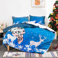 Ensemble de housse de couette de noël de Style dessin animé
