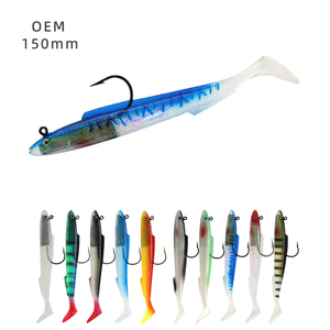 Howell OEM 15cm 30g di giga Pre-truccata esche da pesca morbide OEM esche di <span class=keywords><strong>anguilla</strong></span> e esche da Jigging <span class=keywords><strong>per</strong></span> pesci d'acqua salata e spigole - Product Image 1