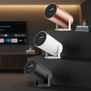 Smart <b>Projector</b> with 180-Degree Rotating Integrated Stand 720p Native 4K Decoding <b>WiFi</b> 6 Ceiling Mount 45 Beamer - Product Image 3