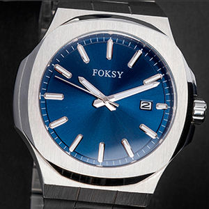 Reloj de Pulsera de Cuarzo para <span class=keywords><strong>Hombre</strong></span> de Lujo a la Moda, Resistente al Agua, de Marca Privada OEM - Product Image 2