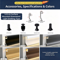 Listplank Aluminium Alloy Kelas Atas dengan LED, Garansi Kualitas, Ketahanan Warna, Pesanan Khusus, Penggunaan Komersial