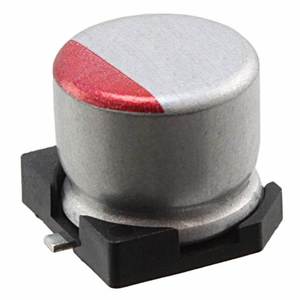 RHA1C391MCN1GS Original Electronic Components suppliers Brand New CAP ALUM POLY 390UF 20% 16V SMD - Product Image 1