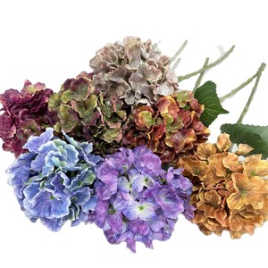 Flores Artificiales de Hortensia Meng Jie, Flores de Poliéster en Jarrón para Decoración de Bodas, Hogar, Escritorio, Suelo y Pared - Product Image 5