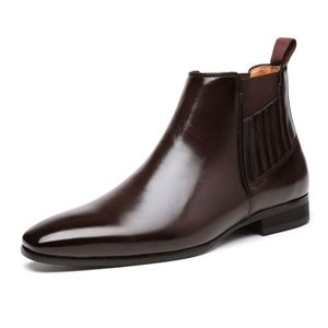 Bottes Chelsea pour hommes, chaussures habillées à tige haute, en stock - Product Image 6