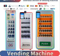 Distributeurs automatiques - Exportation à l'étranger - Unités compactes sans personnel en libre-service avec écran LCD acceptant les pièces/cartes