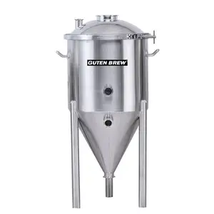 GUTEN Pressurized Fermenter 30L 55L 75L 105L Conical Fermenter Home Use Fermentation Tank Home Brewing Equipments Beer Brewery