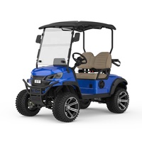 Voiturette de golf électrique 2 places au design élégant, personnalisable, avec batterie au lithium, idéale pour les clubs de golf et les villas – Nouveauté en promotion