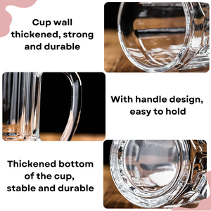 Chope à bière en <span class=keywords><strong>verre</strong></span> de 650 ml de haute qualité, best-seller, grande tasse à bière avec poignée, chope à bière en <span class=keywords><strong>verre</strong></span> - Product Image 3