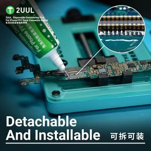 Pâte à dessouder <span class=keywords><strong>jetable</strong></span> 2UUL SC97 10CC 15ml, huile à souder pour réparation de connecteurs de téléphones portables et de soudures électroniques - Product Image 5