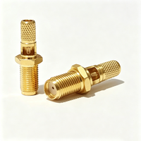 Connecteur coaxial RF SMA Jack RG58, connecteur femelle SMA à souder, prise RF droite, assemblage de câble coaxial pour câble RG58 RG141 LMR200