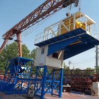 Centrale à béton mobile, bétonnière portable, centrale à béton personnalisable de haute qualité pour les projets de construction