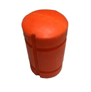Boya de amarre redonda de polietileno plástico, flotadores para señalización de advertencia, logotipo personalizado - Product Image 1