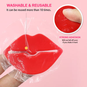 Couvre-tétons sexy à lèvres rouges pour femmes Couvre-tétons en silicone réutilisables pour les seins - Product Image 3