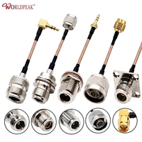 Câble coaxial RF personnalisé WODF SMA BNC TNC UHF N Type pour antenne Wifi, rallonge de câble de liaison RG174 RG316 RG58 RG400