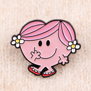 Reino Unido Popular niños obras literarias dibujos animados broches moda lindo Miss Mr personaje recuerdo esmalte solapa Pin - Product Image 2