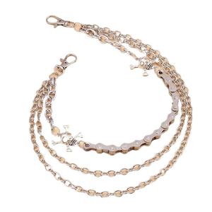 2025ใหม่ DS บุรุษเครื่องประดับกระโดดกางเกงยีนส์สายโซ่ที่กำหนดเองหัวสาย<span class=keywords><strong>คล้อง</strong></span>กระเป๋าเงินนักขี่จักรยาน - Product Image 2