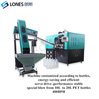 Machine de soufflage par étirage entièrement automatique à cavité unique LS-A1-20L 350BPH avec servomoteur pour la fabrication de bouteilles d'eau en PET de 20 litres
