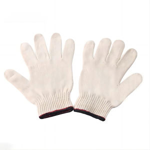 Prix de gros Gants de sécurité industriels antidérapants de haute qualité Poignet effilé Matériel en coton Gants de construction personnalisables - Product Image 3