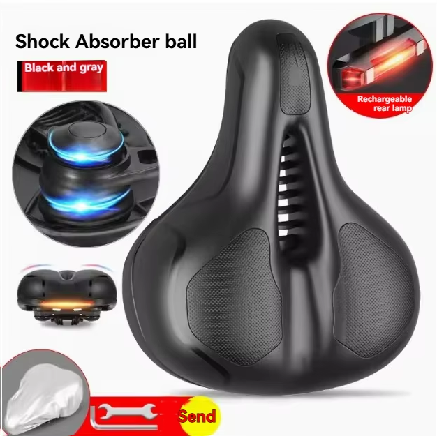 Feu arrière rechargeable haute luminosité noir - gris