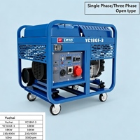 Générateur diesel industriel 18 kW, marque Yuchai, modèle YC18GF-3, groupe électrogène diesel de type ouvert 20 kVA avec réservoir de carburant de 40 L, autonomie de 9 heures