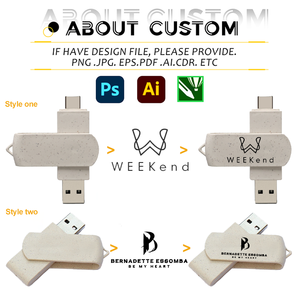 <span class=keywords><strong>Venta</strong></span> caliente Biodegradable 8GB 16GB 32GB Trigo Paja <span class=keywords><strong>Usb</strong></span> Flash Drive 3,0 <span class=keywords><strong>Venta</strong></span> al <span class=keywords><strong>por</strong></span> mayor Custom <span class=keywords><strong>Usb</strong></span> Flash Drives 2 en 1 con Tipo-c - Product Image 3