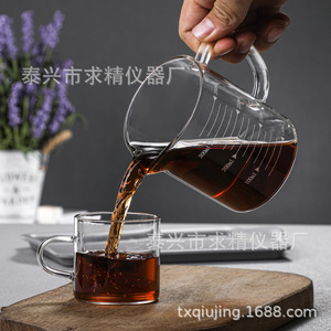 Seeking Excellence Borosilicate Glass Measuring Cup 1000Ml Heat Resistant With Handle For Juice Milk Water - Product Image 3