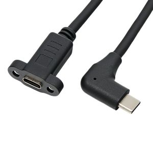 Type C Extension <b>Cable</b> 16 Pin Full Function Right Angle Connector Data <b>Cable</b> For Charging And Data Transfer - Product Image 4