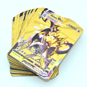 Cartes Pokemon or nouvelle édition Pokemon Vstar Vmax <span class=keywords><strong>GX</strong></span> EX DX cartes rares 55 pièces <span class=keywords><strong>carte</strong></span> feuille d'or assorties TCG Deck Box - Product Image 2